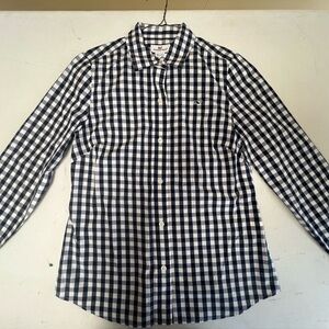 VINEYARD VINES WOMEN’S WOVEN TOP GINGHAM BUTTON DOWN. NAVY/WHITE. 
SIZE 2   NWOT
